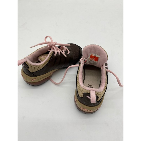 Puma Cell Kinder-Fit Toddler Girls Sneakers Brown Pink Size 7 US - Picture 3 of 10